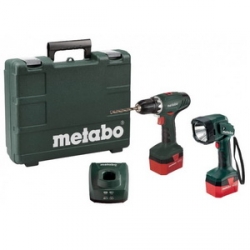 METABO - aku vrtačka BS 12 NiCd + lampa 