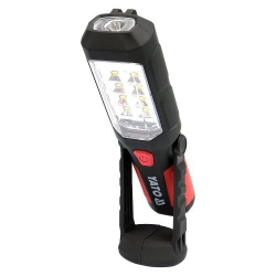 Lampa montážní 8+1 LED, hák+magnet 