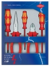 Sada Elektro nářadí kleště a šroubováky Knipex 002013 