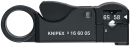 Nástroj na odizolování koaxiálních kabelů RG   Knipex 166005SB 
