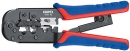 Lisovací kleště na konektory Western RJ11/12 a RJ45   Knipex 975110  