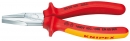 Ploché kleště krátké čelisti chromované VDE,160mm Knipex 2006160 