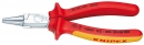 Kleště s kulatými čelistmi chromované VDE,160mm Knipex 2206160 