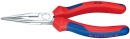 Půlkulaté kleště s břity pro radiotechniku chromované 140mm Knipex 2505140 