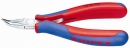 Montážní kleště pro elektroniku půlkulaté čelisti zahnuté 45° ,115mm  Knipex 3542115 