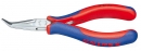 Montážní kleště pro elektroniku půlkulaté zahnuté čelisti , 145mm  Knipex 3582145 