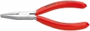 Kleště pro uchopení pro jemnou mechaniku ploché široké čelisti chromované, 125mm  Knipex 3713125 