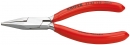 Kleště pro uchopení pro jemnou mechaniku ploché špičaté čelisti chromované, 125mm  Knipex 3723125 