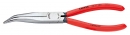 Kleště pro mechaniky půlkulaté zahnuté 40° chromované, 200mm  Knipex 3825200 