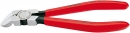 Štípací kleště na plasty boční zahnuté 45°, 160mm  Knipex 7211160 