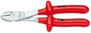 Silové boční štípací kleště VDE izolované chromované 200mm  Knipex 7407200 