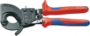 Kleště na kabely do 32mm jednoruční rohatkové    Knipex 9531250