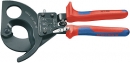 Kleště na kabely do 52mm jednoruční rohatkové    Knipex 9531280 