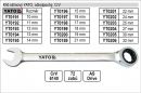 Klíč očkoplochý ráčnový 10 ,ocel CrV  YATO YT0191