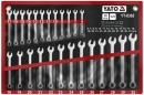 Klíče očkoploché sada 25 kusů 6-32mm CrV Yato YT0365 