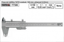 Posuvné měřidlo - šuplera 0-150mm, ocelové přesnost 0,02mm  YATO YT7200