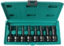 JONNESWAY 8-dílná sada hlavic 1/2" TORX 30-70 Jonnesway 11/1095 