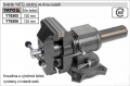 Svěrák YATO multifunkční 125mm, otočný o 360° 