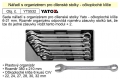 Sada nářadí s organizérem YT5532 očkoploché klíče 22-32 mm 