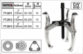 Stahovák 3-ramenný šíře ramen 300mm délka 150mm YATO YT2513