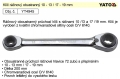 Klíč ráčnový obustranný 10 - 13 / 17 - 19 mm Yato YT4945 