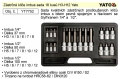 Nástrčné hlavice imbus sada 18 kusů H3-H12 Yato YT7752