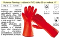 Pracovní rukavice celomáčené v PVC Flamingo vel. 11