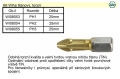 Bit Wiha titanový PH3x25mm, torzní 