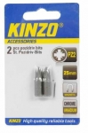 KINZO - bit PZ2 25mm - 2ks 