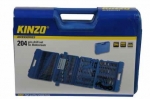 KINZO - sada vrtáků 204 dílů 