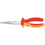 Půlkulaté kleště s břity chromované VDE ,200mm Knipex 2616200 