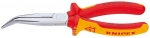 Půlkulaté kleště s břity chromované zahnuté 40° VDE,200mm Knipex 2626200 