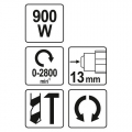 Vrtačka s příklepem 900W YATO YT-82040 